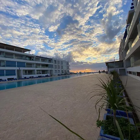 Confort Et Vue Mer Appartement Avec Piscine Aourir Exterior foto